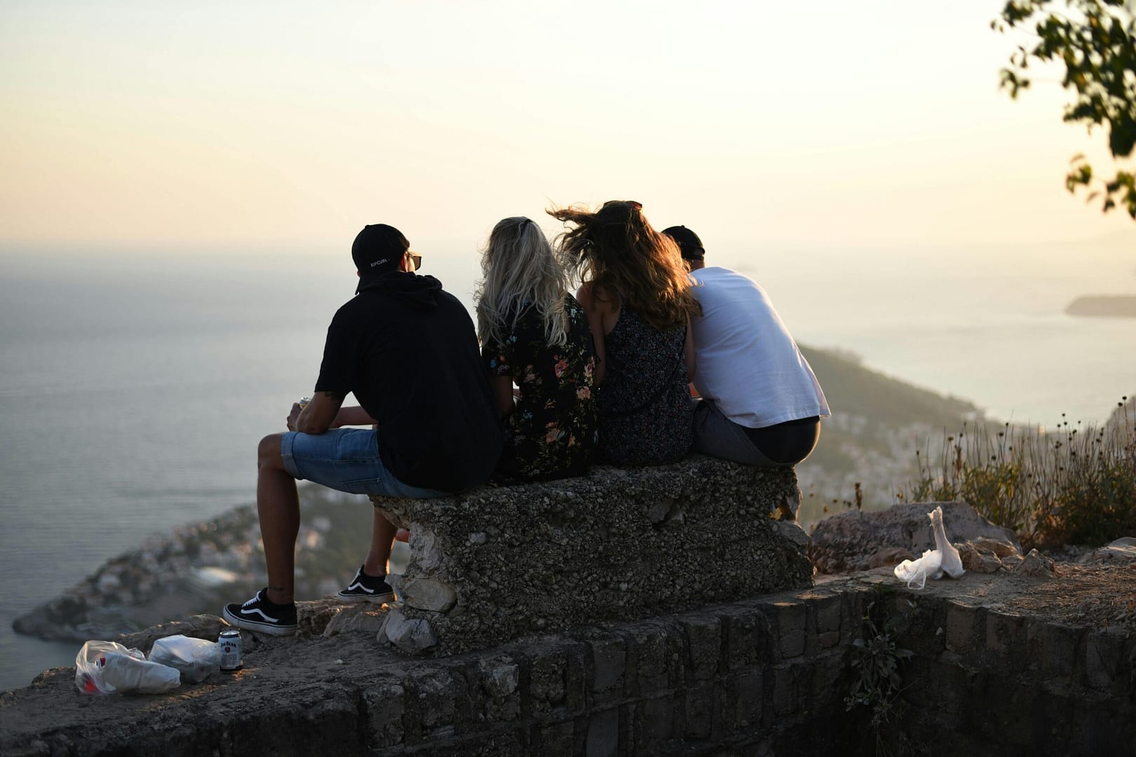 friends looking at beautiful view how to make friends as an adult